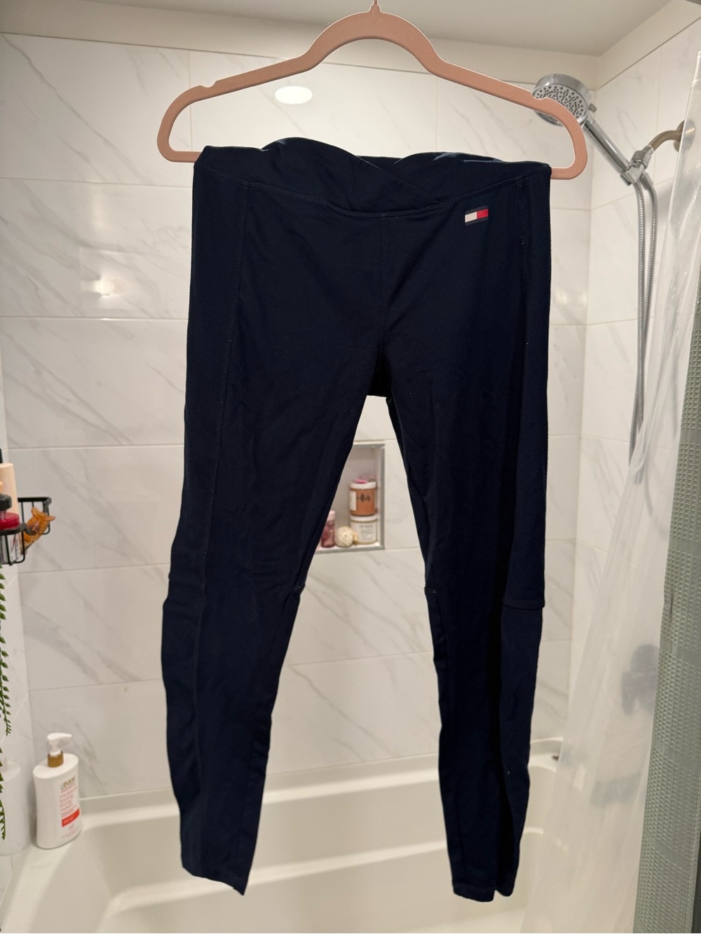 Tommy Hilfiger Navy Sport Logo Leggings